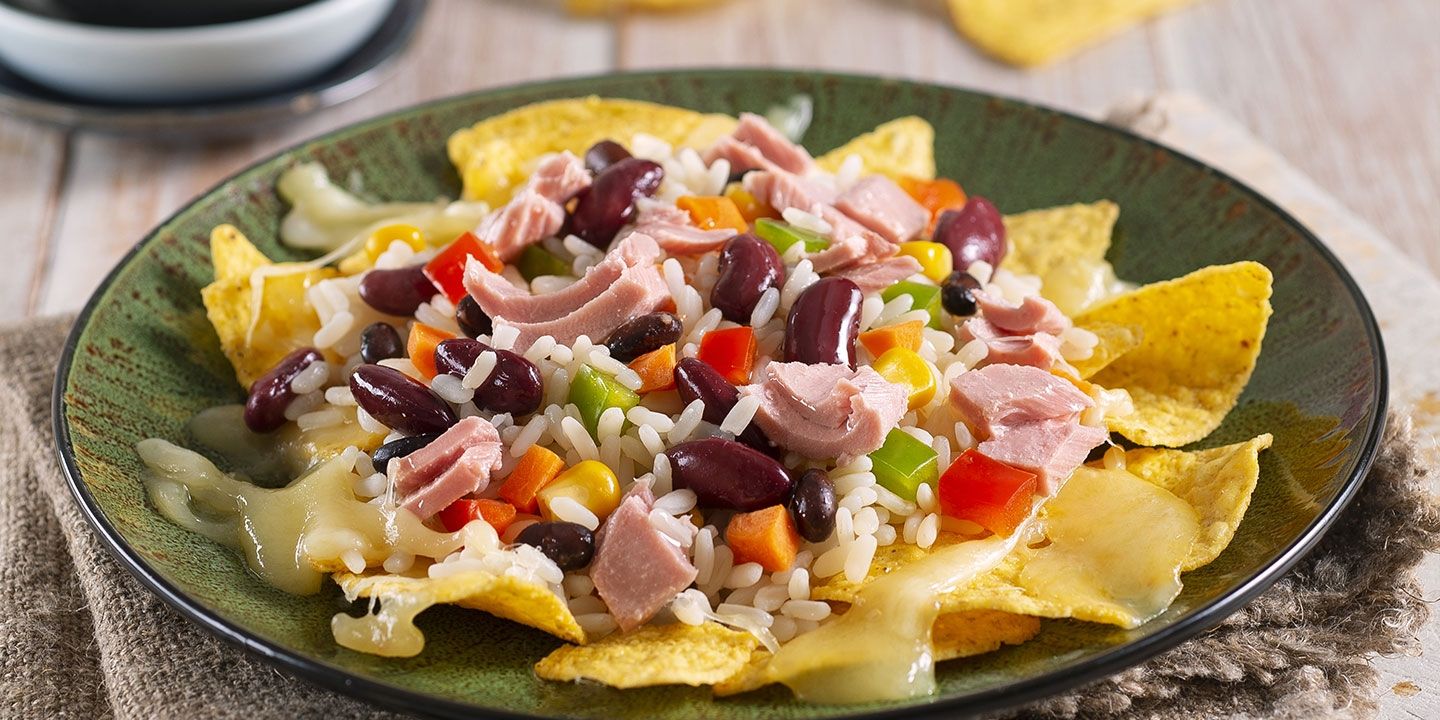 Insalatissime Piccantina con nachos filanti
