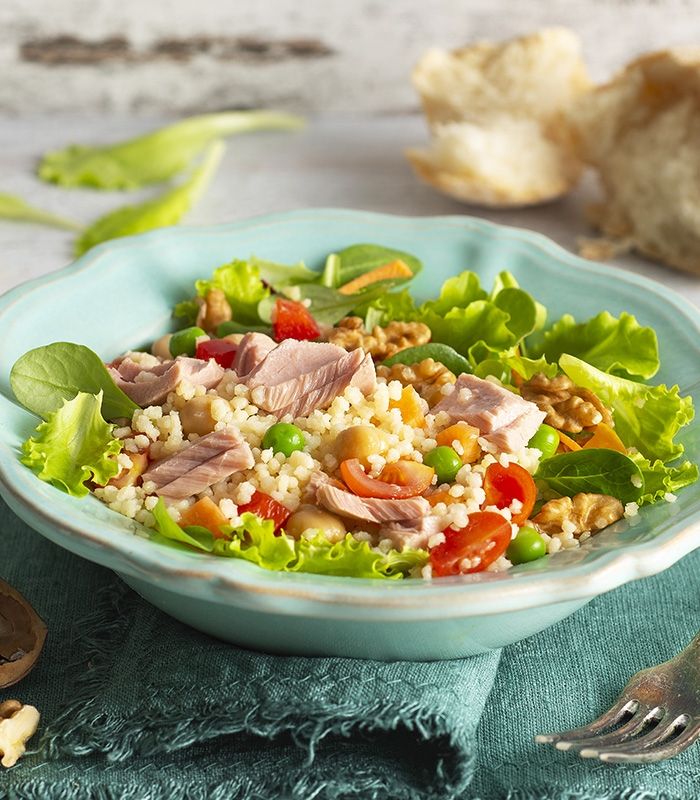 Insalatissime Cous cous con insalata verde e noci