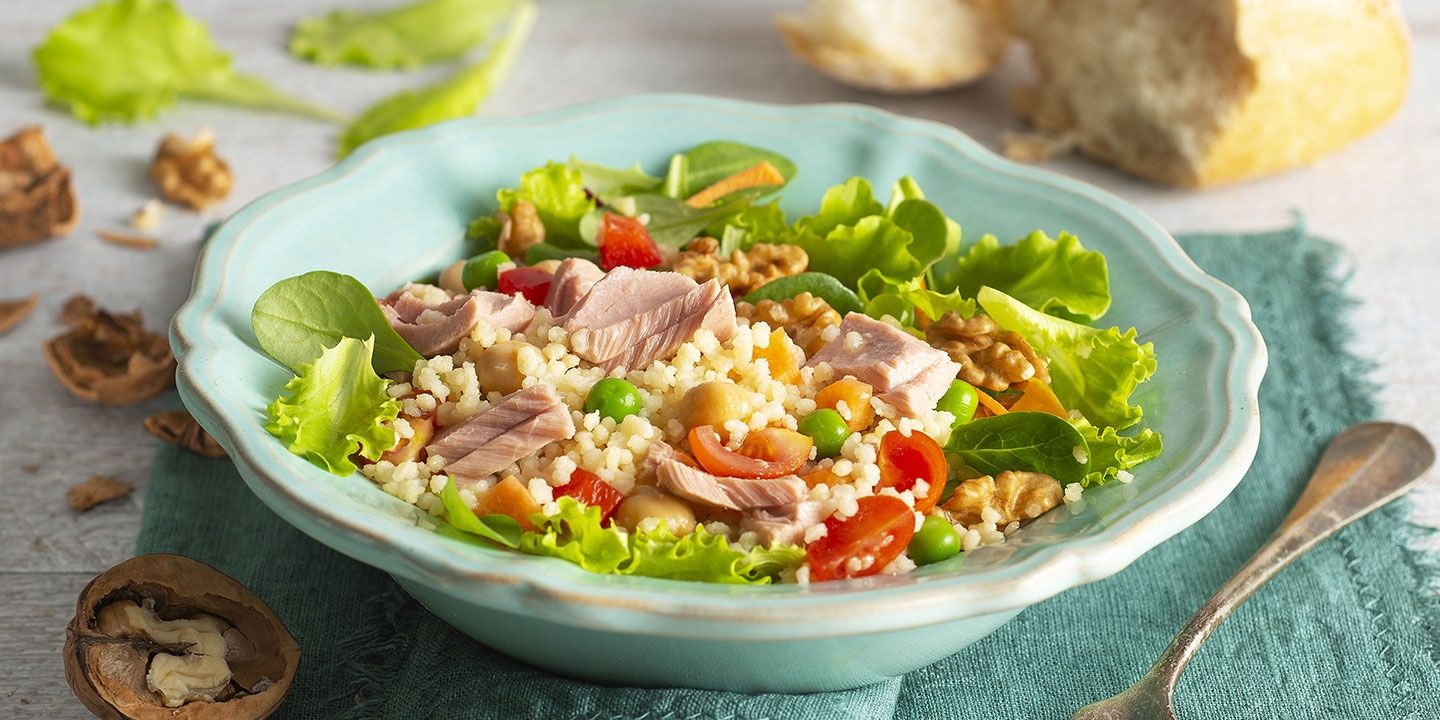 Insalatissime Cous cous con insalata verde e noci