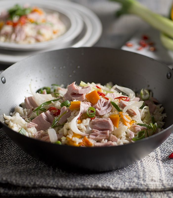 Riso basmati tonno e zucca
