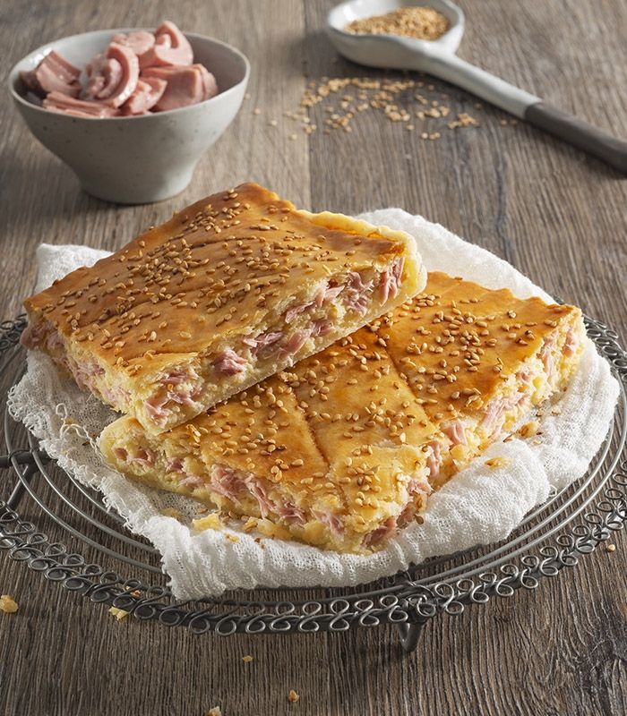 Torta al sesamo con Tonno e formaggio
