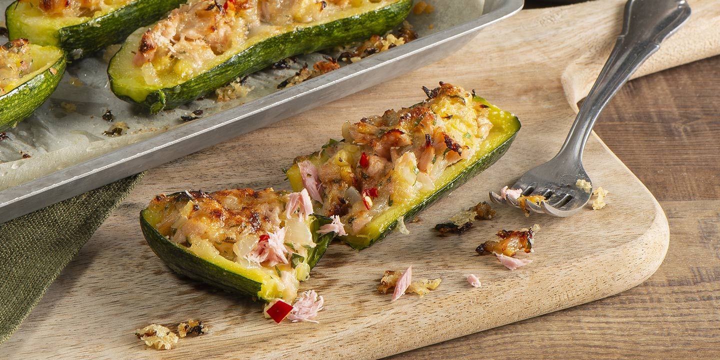 Zucchine ripiene con tonno